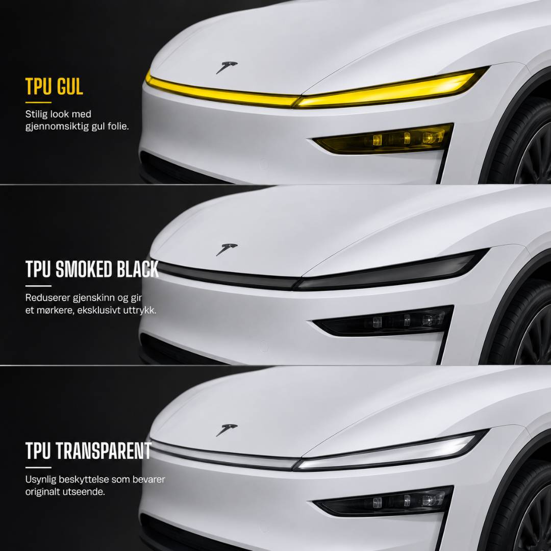 TPU Lyktfolie for Tesla Model Y Juniper 2025+