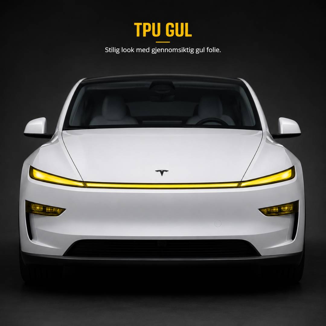 TPU Lyktfolie for Tesla Model Y Juniper 2025+