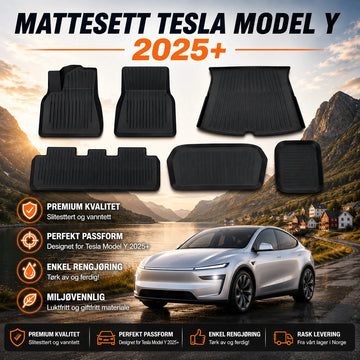 tesla model y juniper 2025 premium matter komplett sett