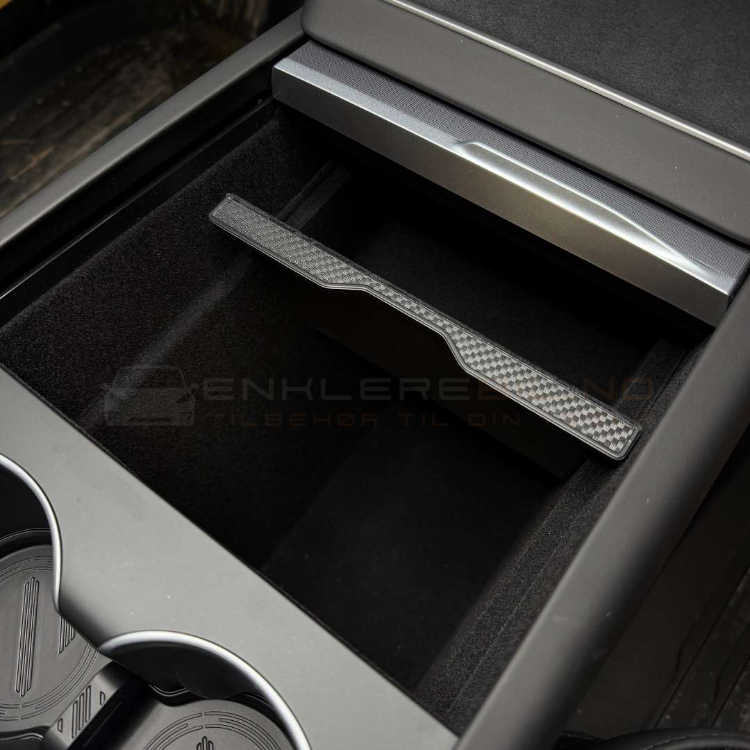 Praktisk oppbevaring for model 3 Highland og Model Y juniper 2025+