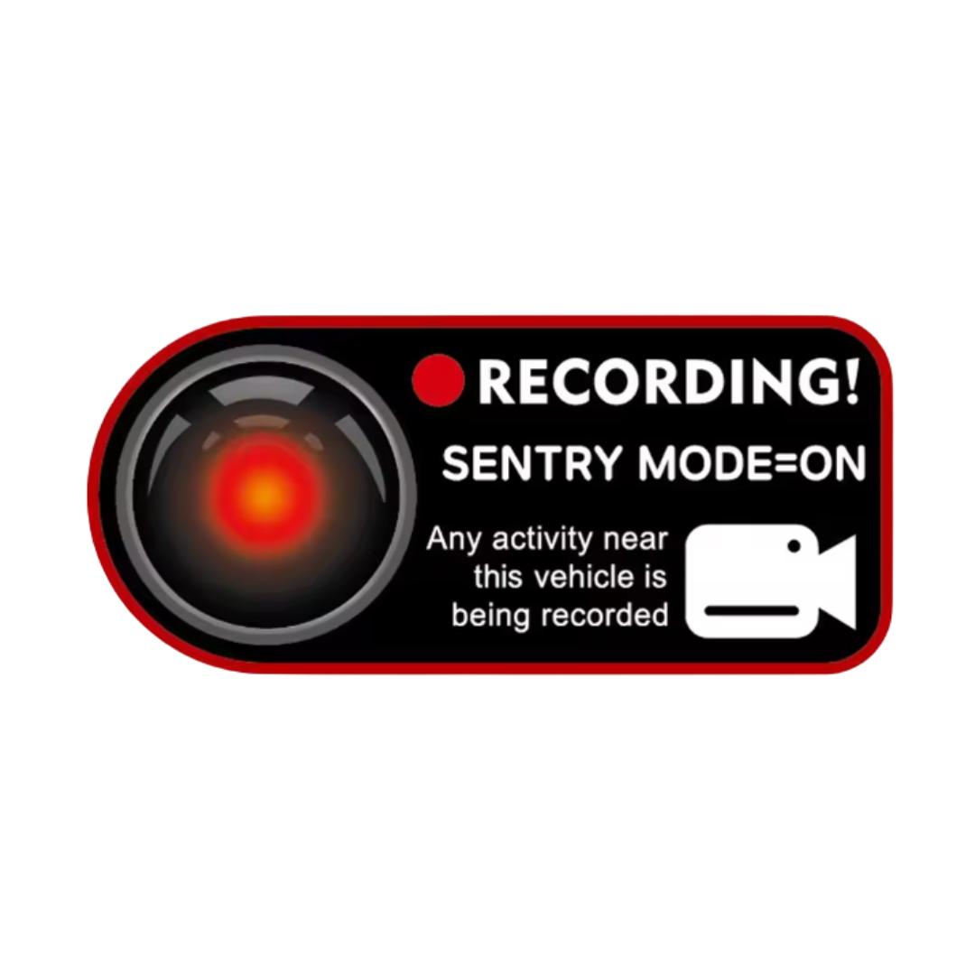 Sentry Mode klistremerker til Tesla 2 stk 