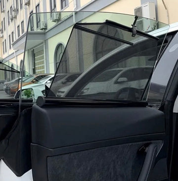 tesla model y solskjerm bakvindu