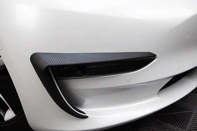 tesla model 3 eyebrows tåkelys styling