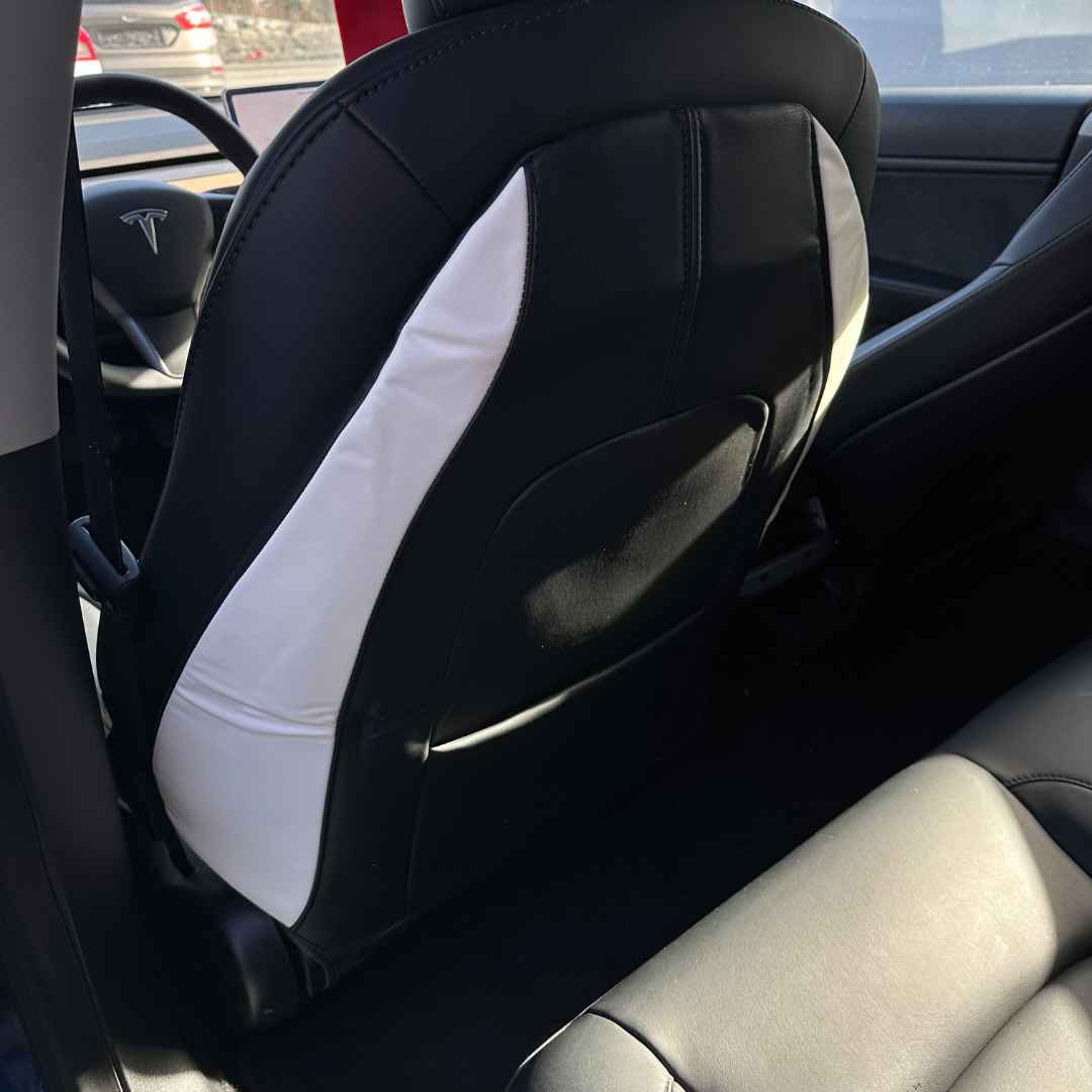 tesla model 3 og y seterygg beskyttelse barn