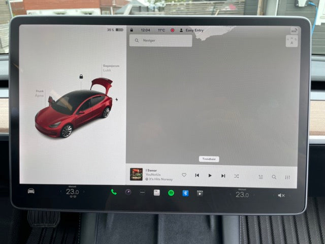 tesla model 3 og y skjermbeskytter herdet glass