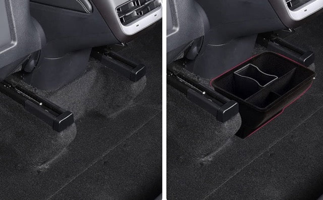 tesla model y baksete oppbevaring montering