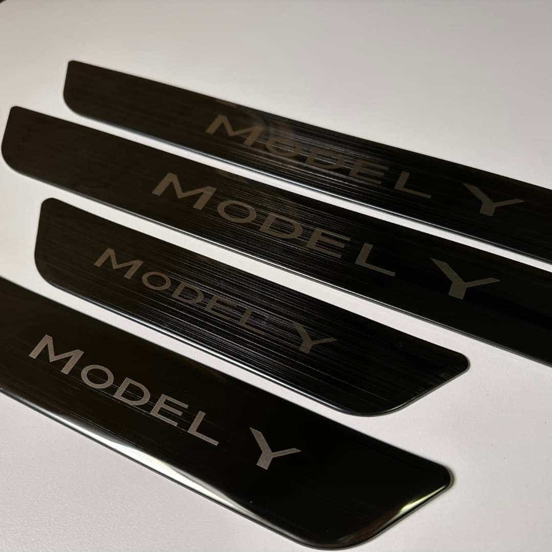 tesla model y dørterskel beskyttelse 4stk