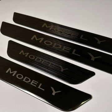 tesla model y dørterskel beskyttelse 4stk