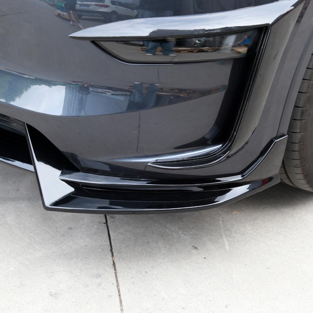 tesla model y juniper 2025 frontleppe aerodynamisk design