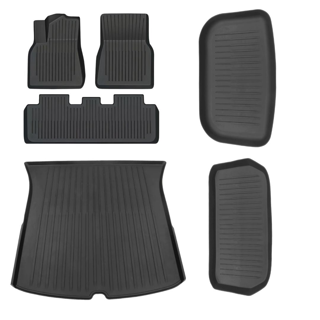 tesla model y juniper 2025 gulvmatter premium sett
