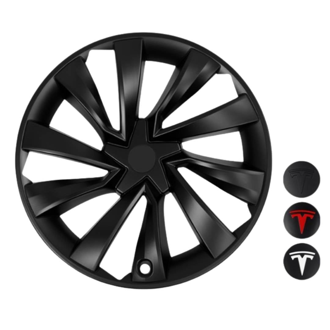 tesla model y juniper 2025 hjulkapsler aerodynamisk