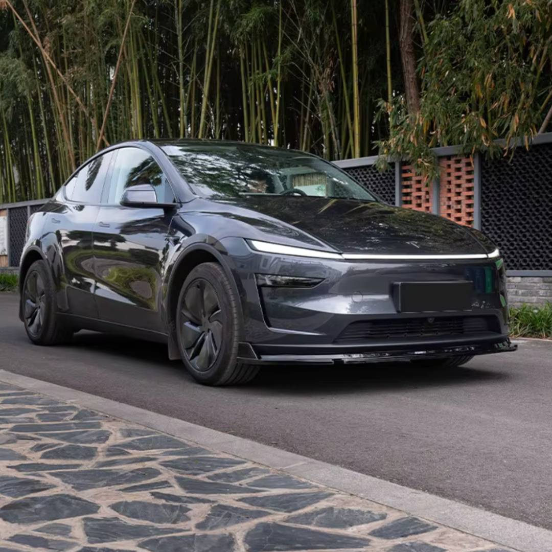 tesla model y juniper front spoiler v1 montering