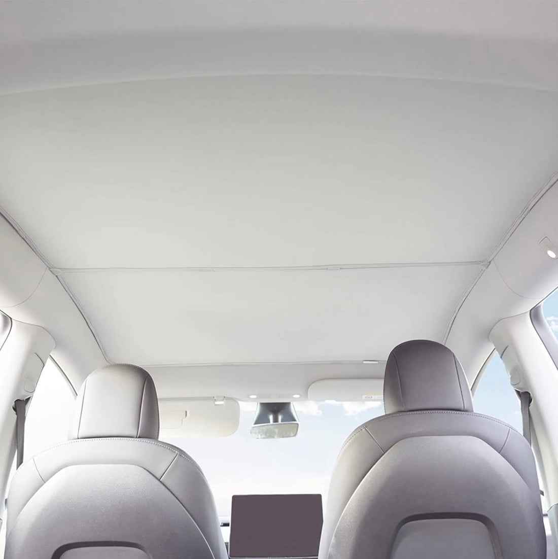 tesla model y solskjerm tak