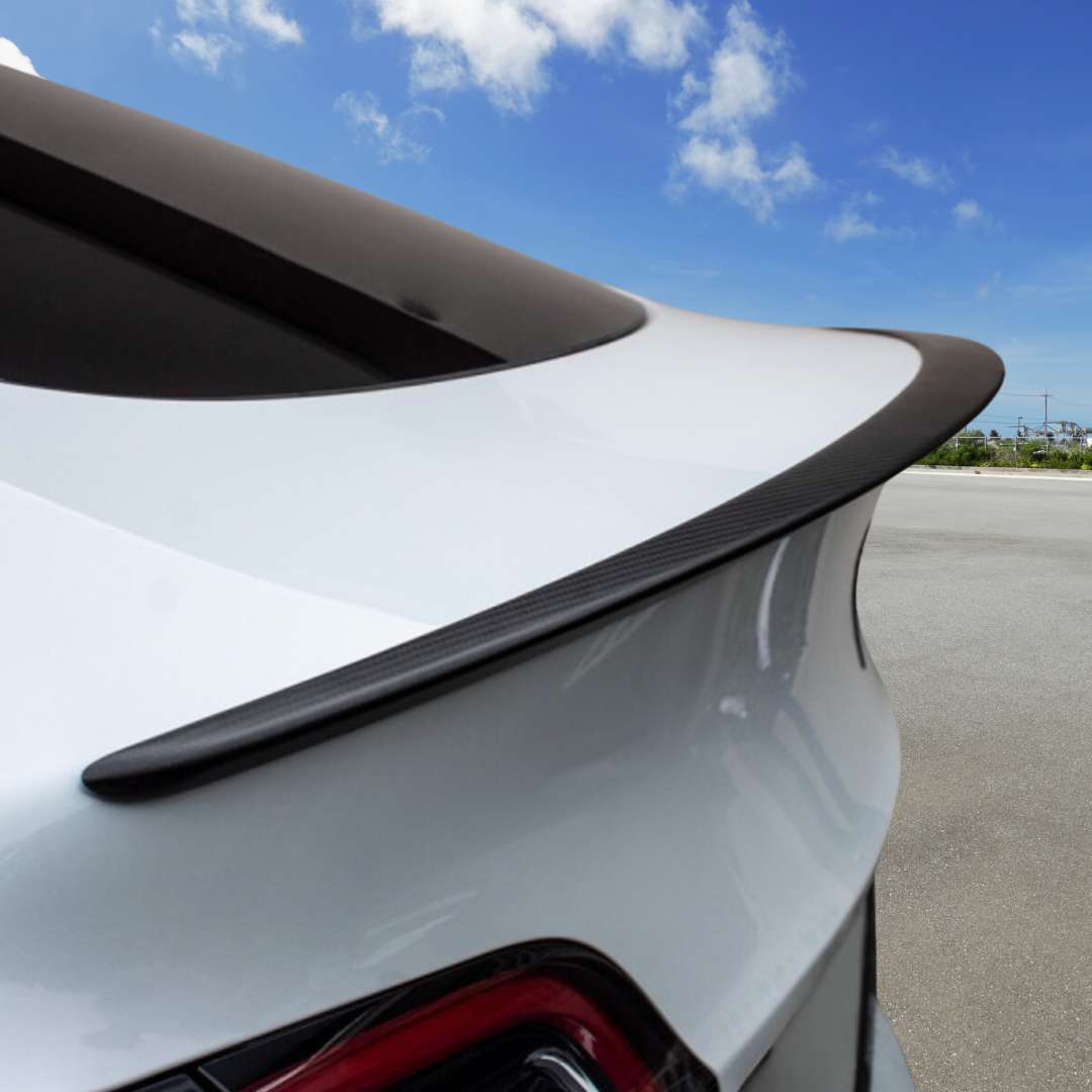 tesla model y spoiler ekte karbon