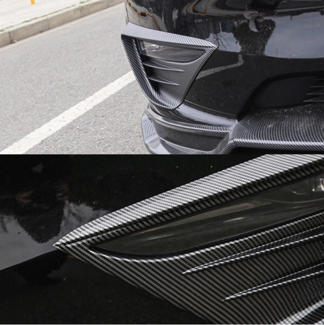 tesla model y tåkelys deksel eyebrows look
