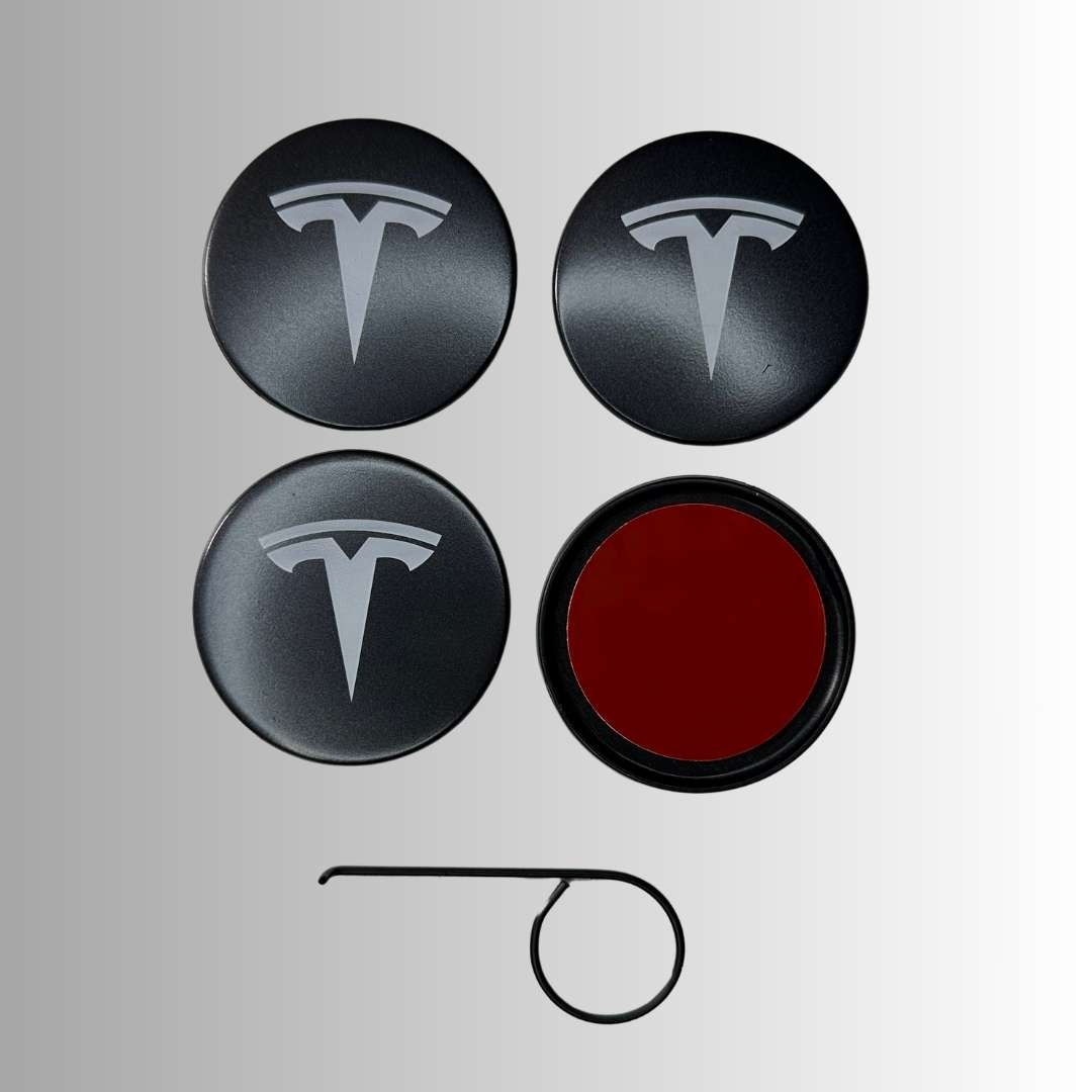 Enkel montering av senterkapsler Tesla Model 3 Highland
